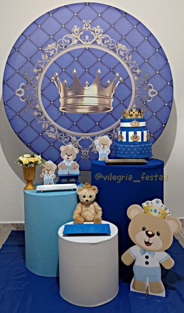 Kit Arco Íris Ursinho Reinado - Vilegria Festas