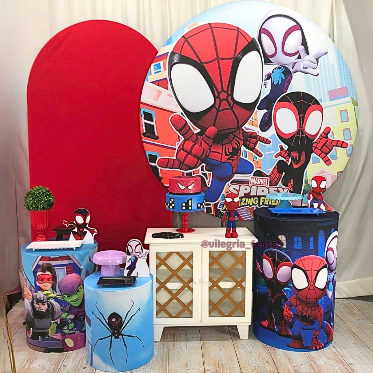 Kit Universo Aranha E Seus Amigos - Vilegria Festas