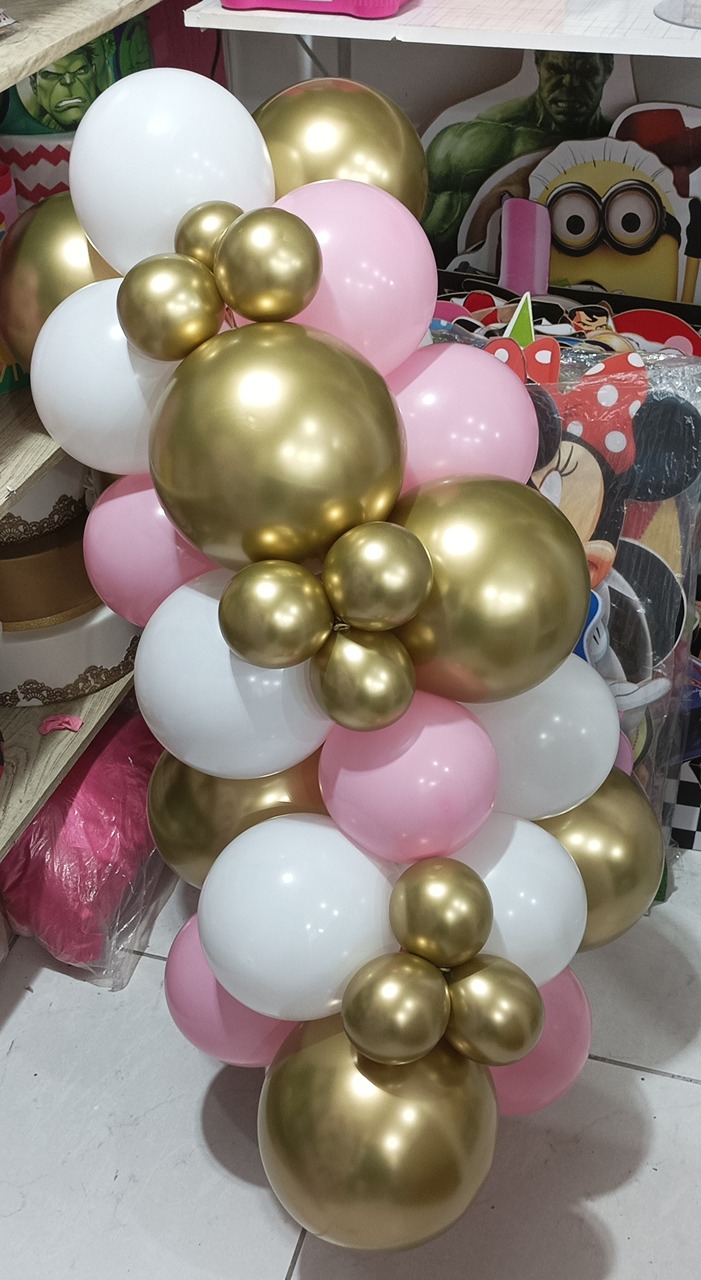 Arco de Balões P 1M Metalizado 1 - Vilegria Festas