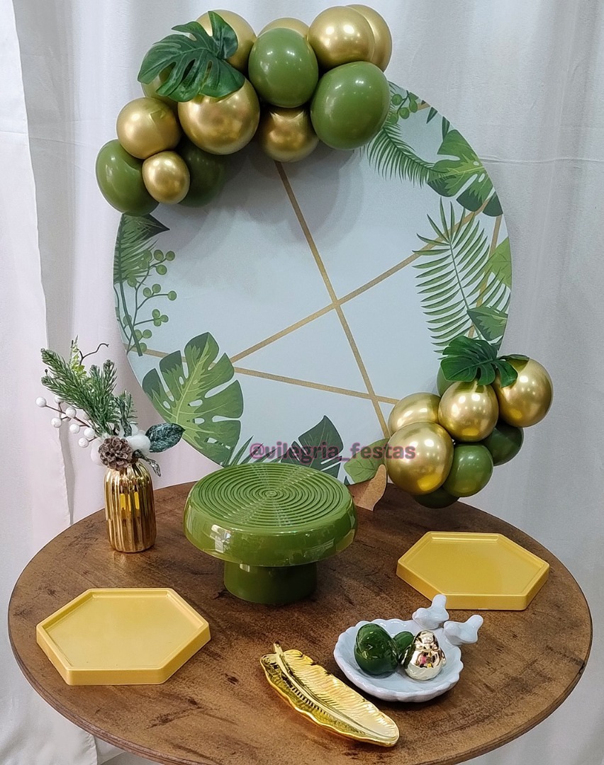 Kit Alegria Adulto Folhagem Verde - Vilegria Festas
