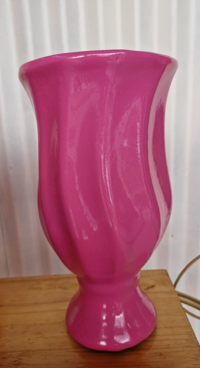 Vaso Rosa Pink Cerâmica - DIVINA BELLAS FESTAS PEGUE E MONTE