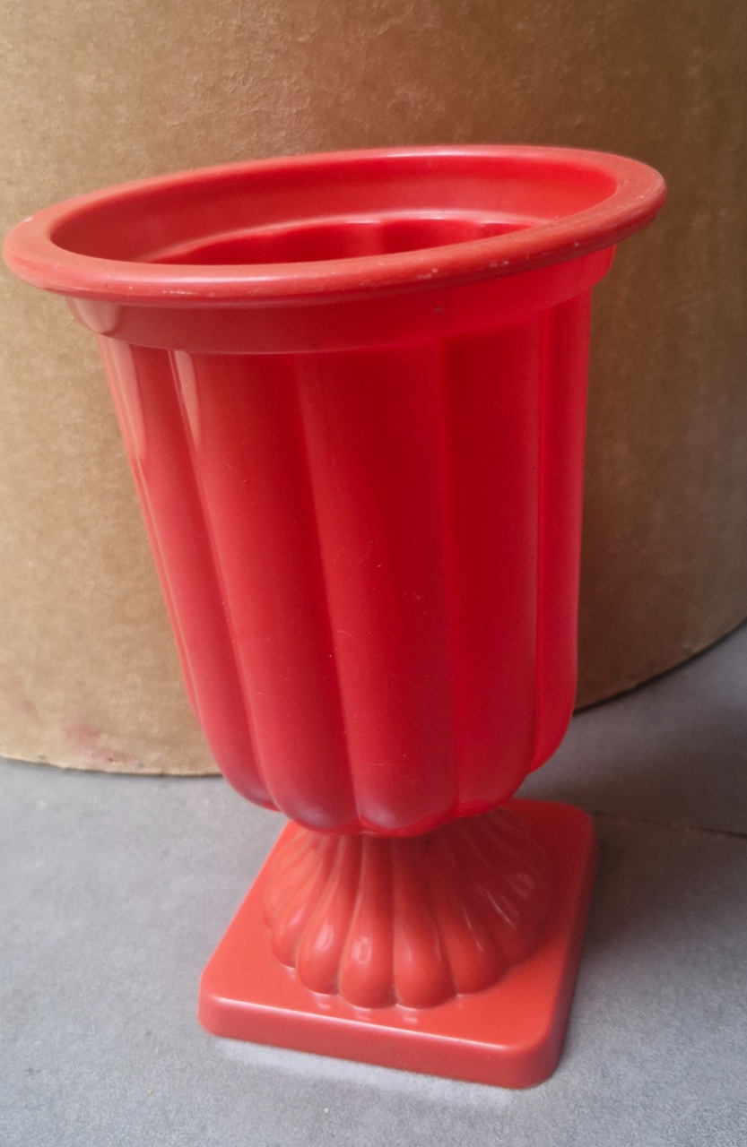 Vaso Vermelho Peq Grego - DIVINA BELLAS FESTAS PEGUE E MONTE