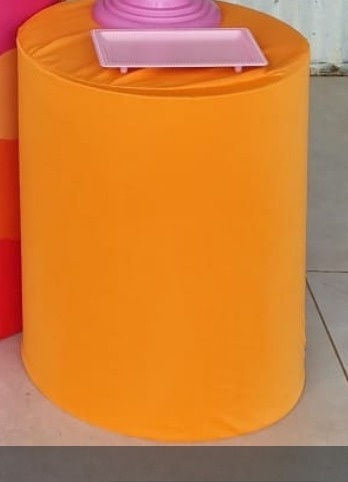 Capa Cilindro Laranja P - DIVINA BELLAS FESTAS PEGUE E MONTE