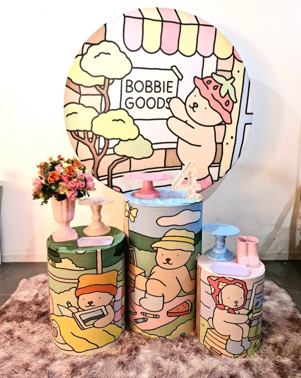 Kit Bobbie Goods Ouro - DIVINA BELLAS FESTAS PEGUE E MONTE