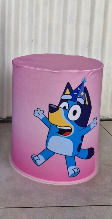 Bluey E Pingo Capa Cilindro P - DIVINA BELLAS FESTAS PEGUE E MONTE
