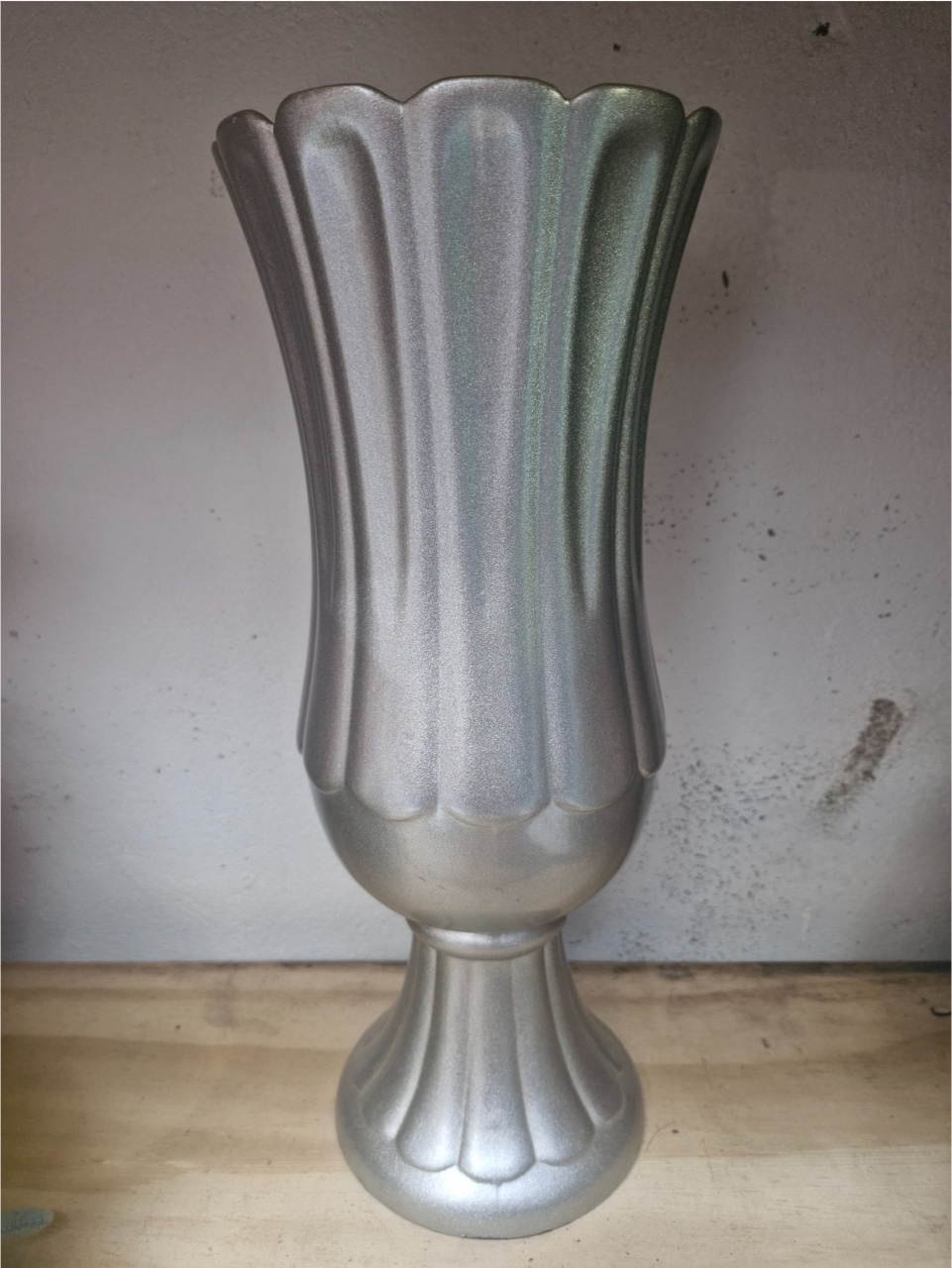 Vaso Prata Grande Cerâmica - DIVINA BELLAS FESTAS PEGUE E MONTE