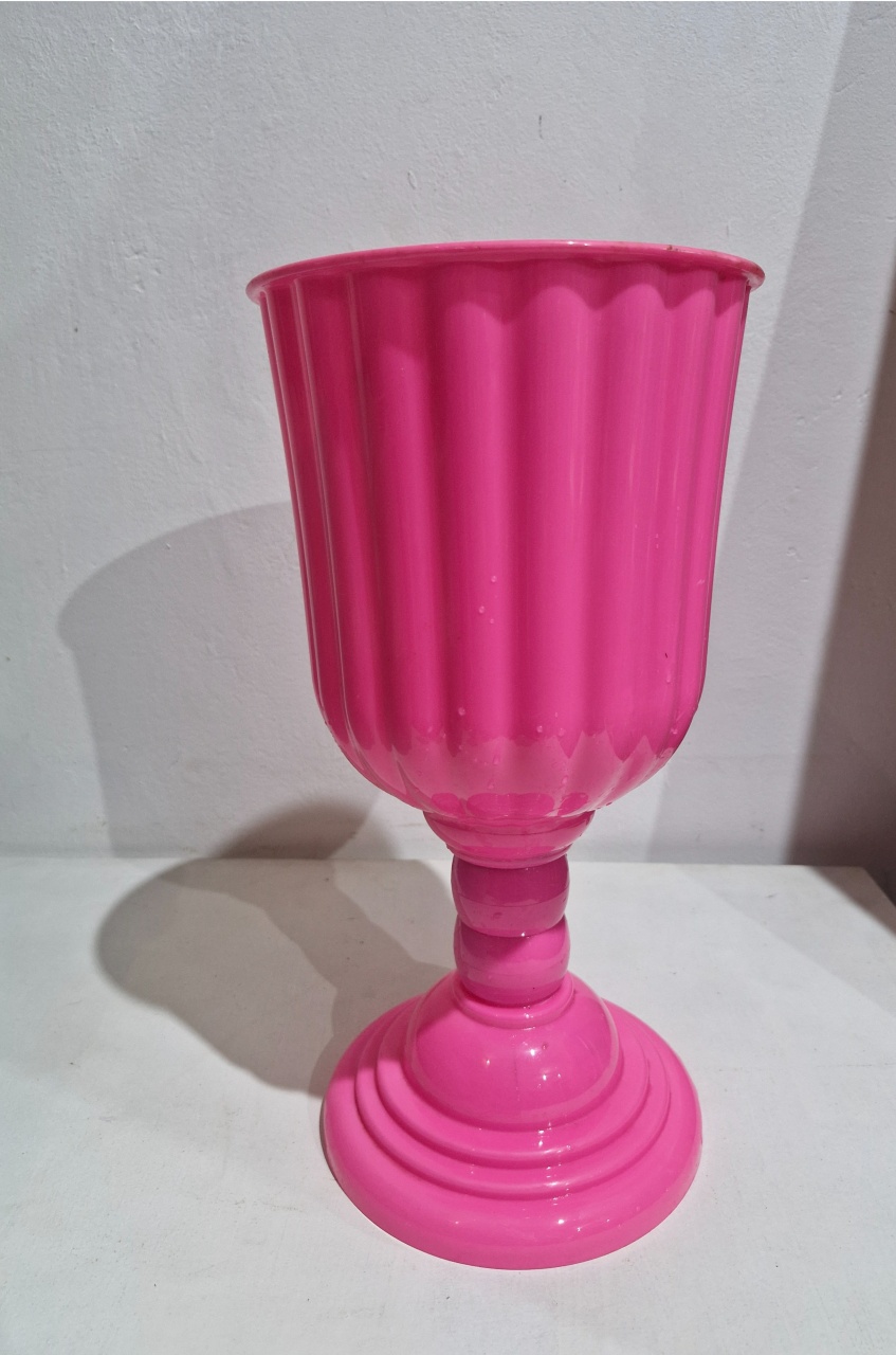 Vaso Rosa Pink Grande - DIVINA BELLAS FESTAS PEGUE E MONTE