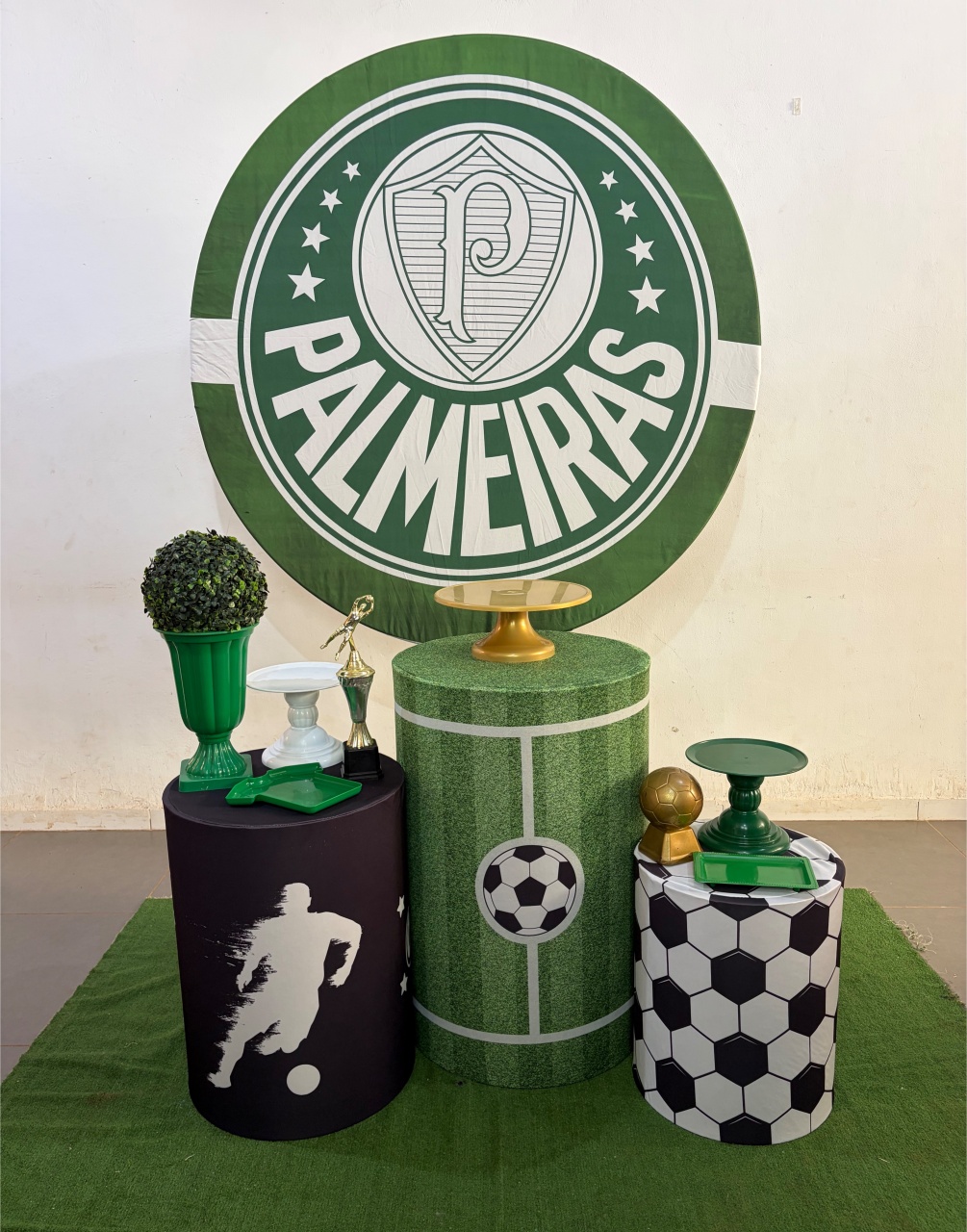 Futebol Palmeiras Kit Ouro - DIVINA BELLAS FESTAS PEGUE E MONTE