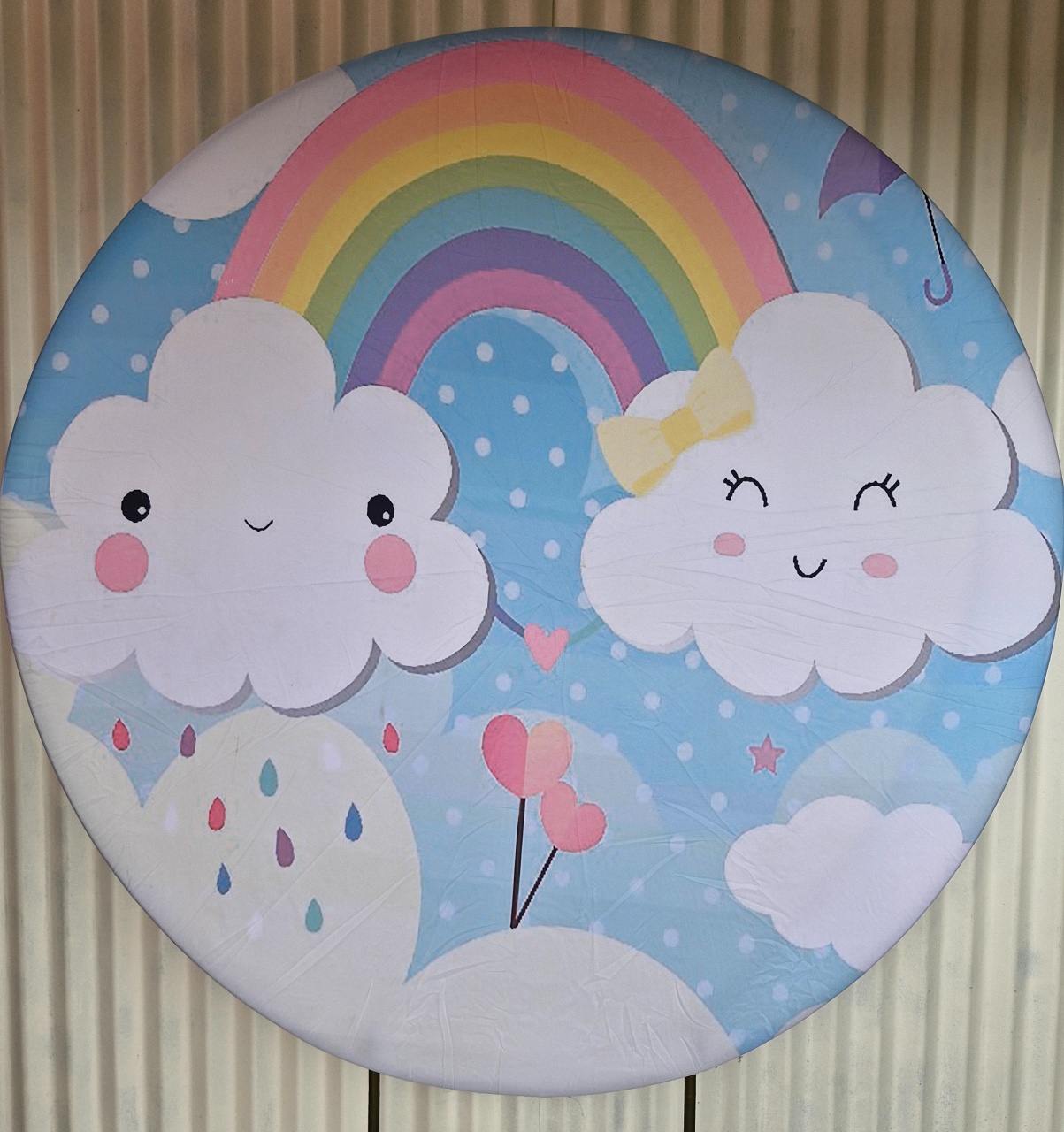 Capa Painel Chuva de Amor 1,5 - DIVINA BELLAS FESTAS PEGUE E MONTE