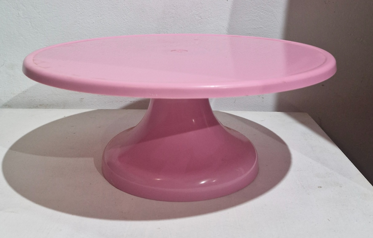Suporte P/Bolo Rosa Poletileno Mod 02 - DIVINA BELLAS FESTAS PEGUE E MONTE