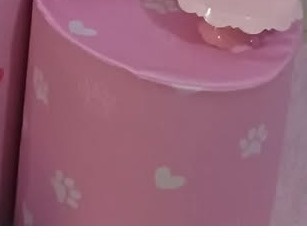 Capa Cilindro Gatinhos Coração P - DIVINA BELLAS FESTAS PEGUE E MONTE