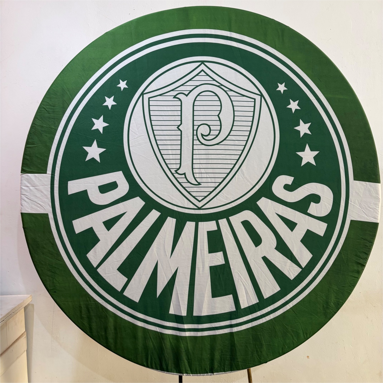 Futebol Palmeiras Capa Redondo 1,5 - DIVINA BELLAS FESTAS PEGUE E MONTE