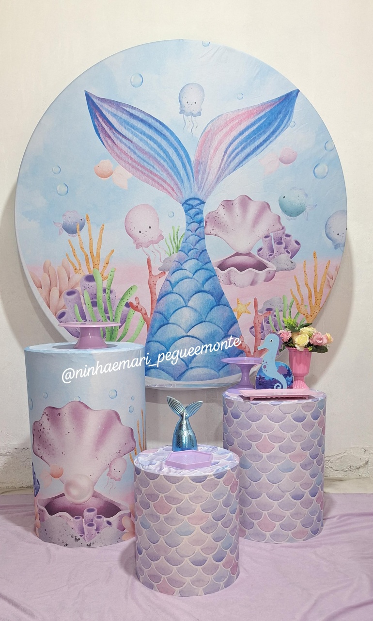 Kit Prata Sereia Calda - N&M-pegue e monte