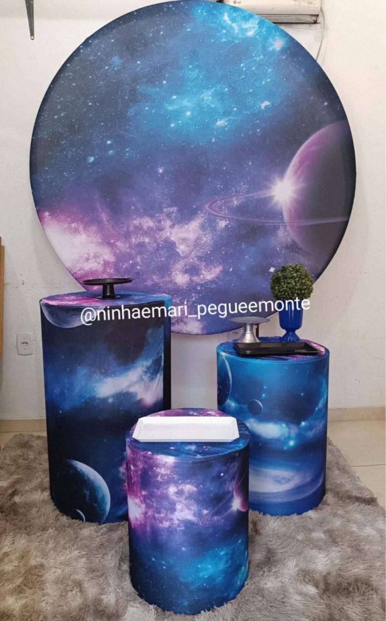 Kit Prata Galáxia  - N&M-pegue e monte