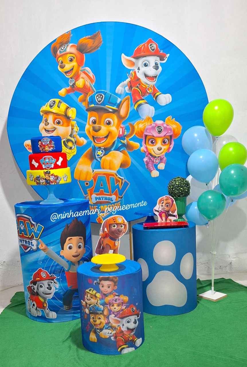 Kit Prata Patrulha Canina - N&M-pegue e monte