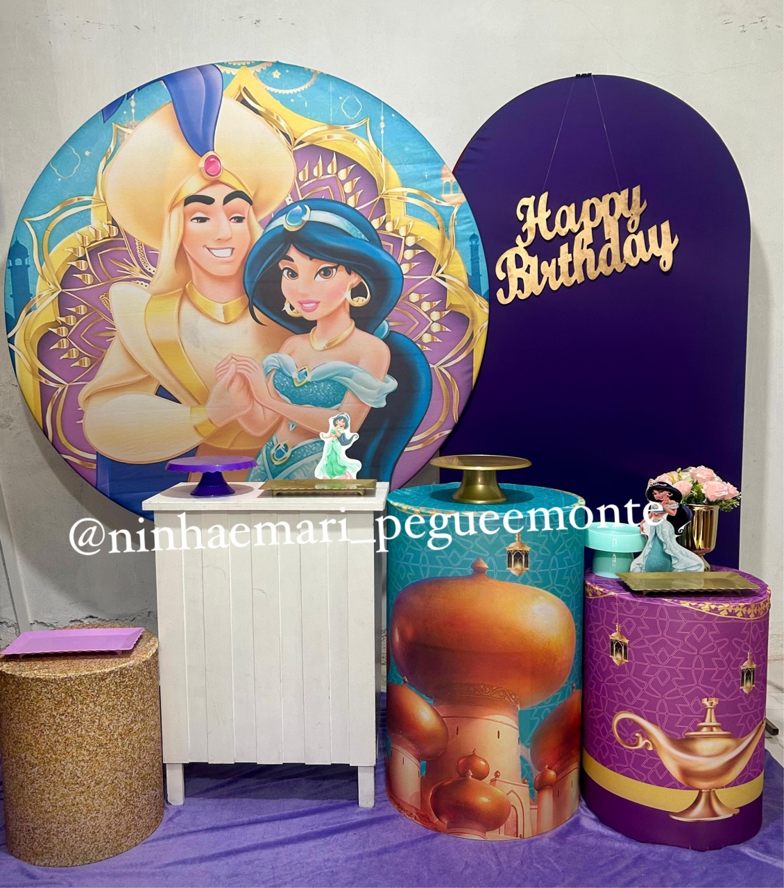 Kit Diamante Jasmine Aladdin  - N&M-pegue e monte