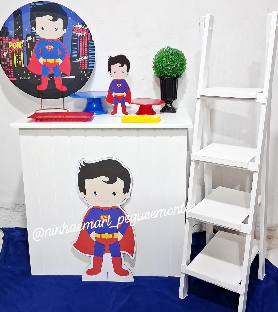 Kit Mesa Acessórios Superman 1 - N&M-pegue e monte