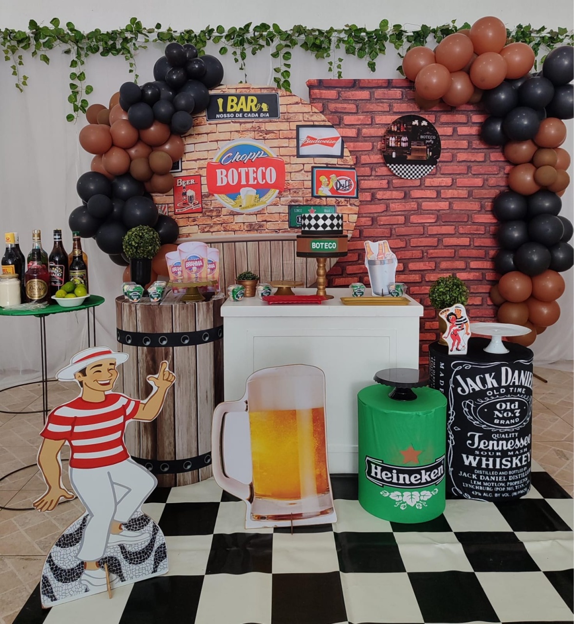 Decoração Buteco - N&M-pegue e monte