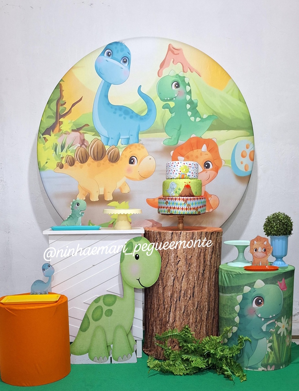 Kit Ouro Dino Baby 2  - N&M-pegue e monte