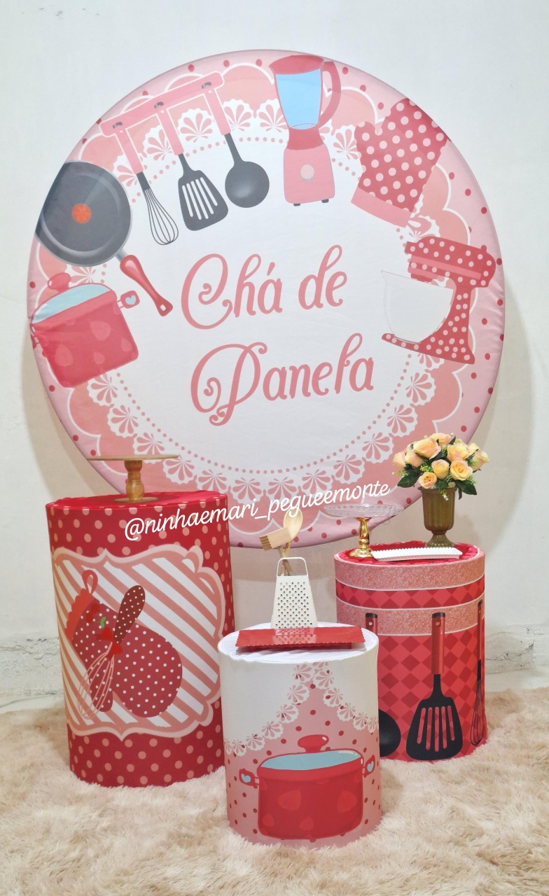 Kit Prata Chá de Panela 3 - N&M-pegue e monte