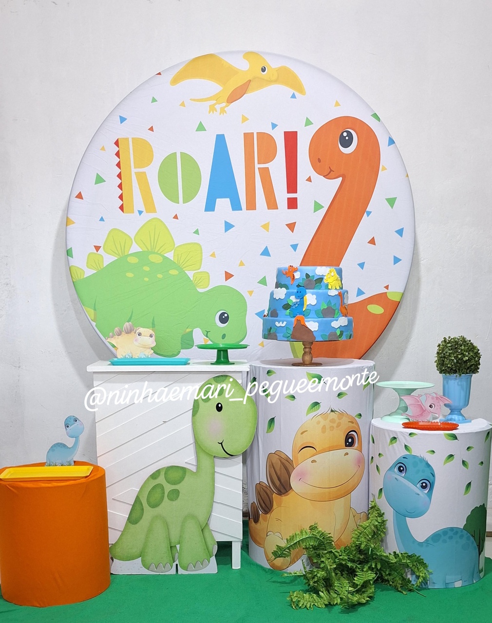 Kit Ouro Dino Baby 3 - N&M-pegue e monte