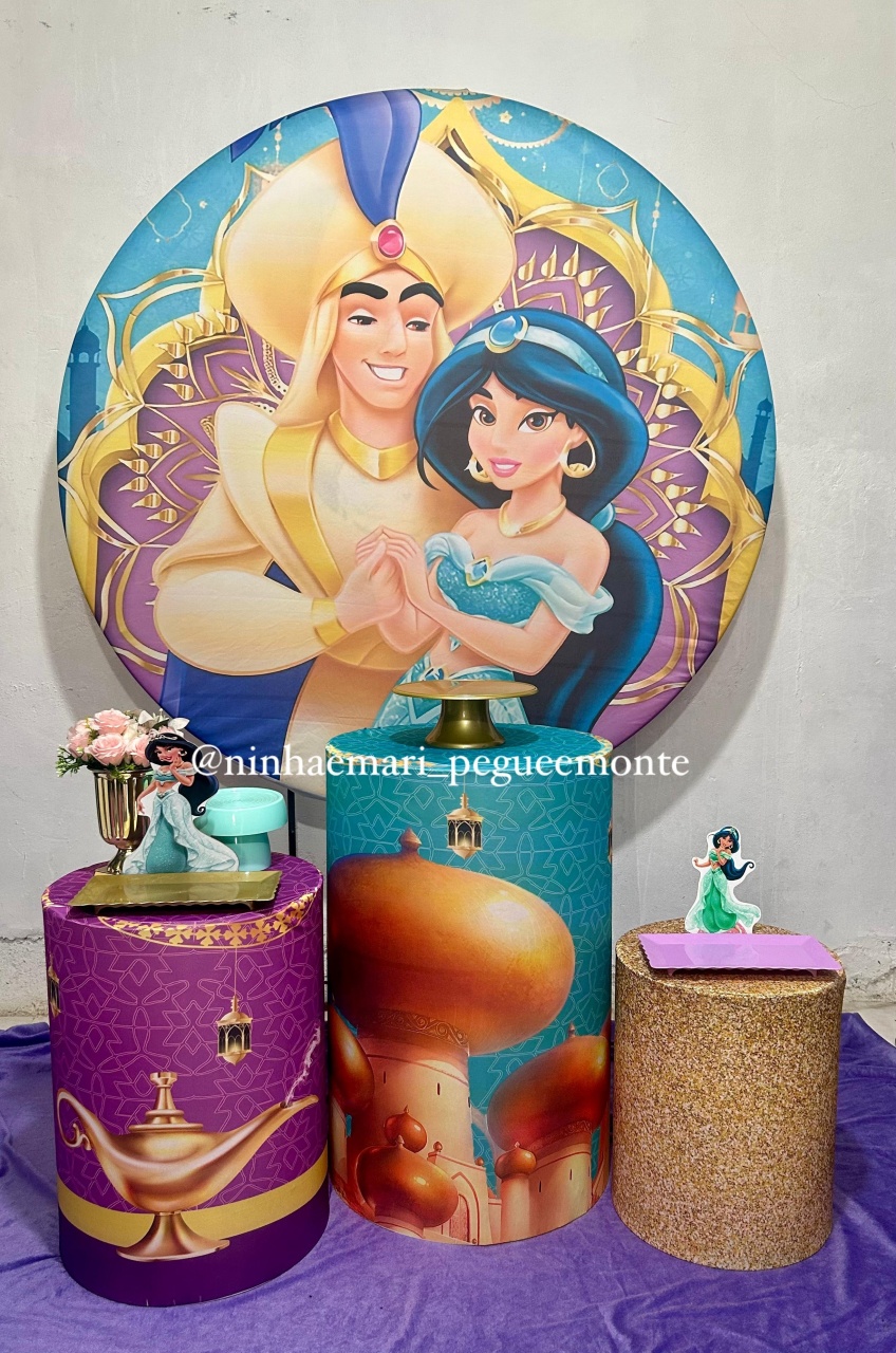 Kit Prata Jasmine Aladdin - N&M-pegue e monte