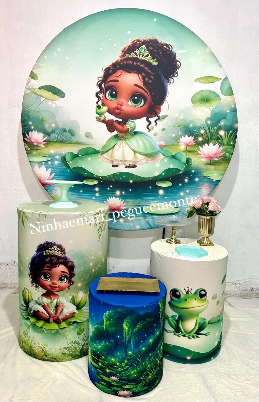 Kit Prata Princesa E O Sapo Baby - N&M-pegue e monte