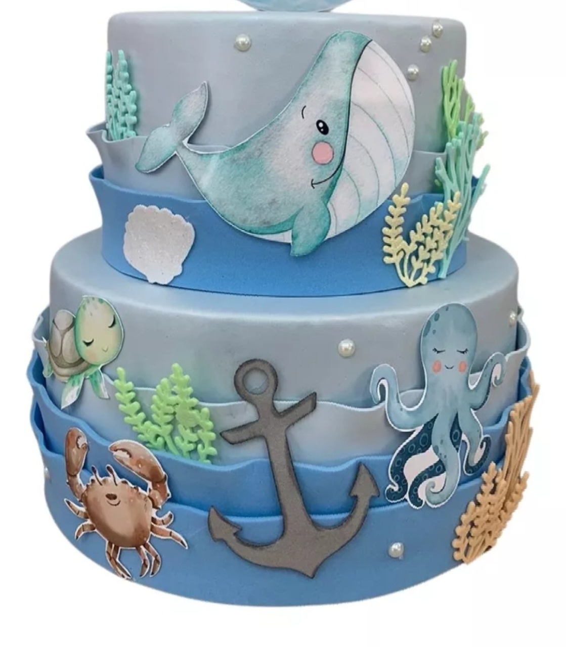 Bolofake Fundo Do Mar - N&M-pegue e monte