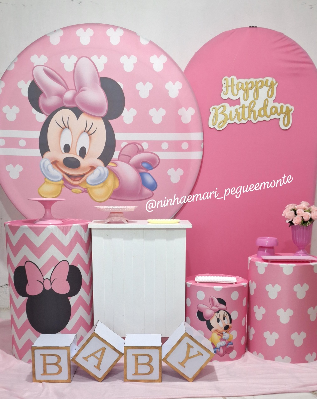 Kit Diamante Minnie Baby - N&M-pegue e monte