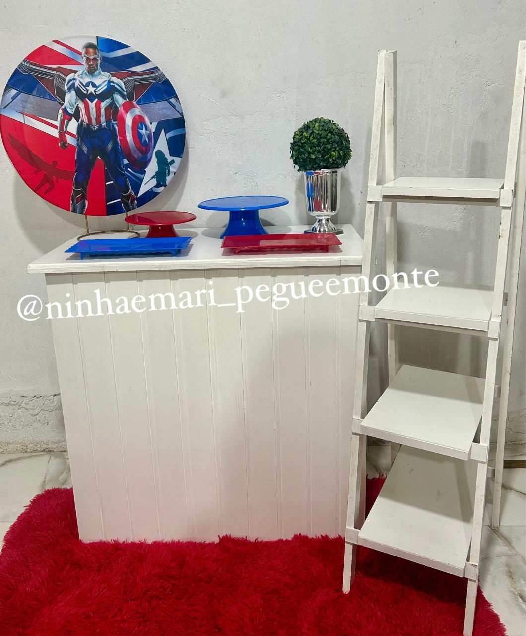 Kit Mesa Acessórios Capitão Falcão  - N&M-pegue e monte