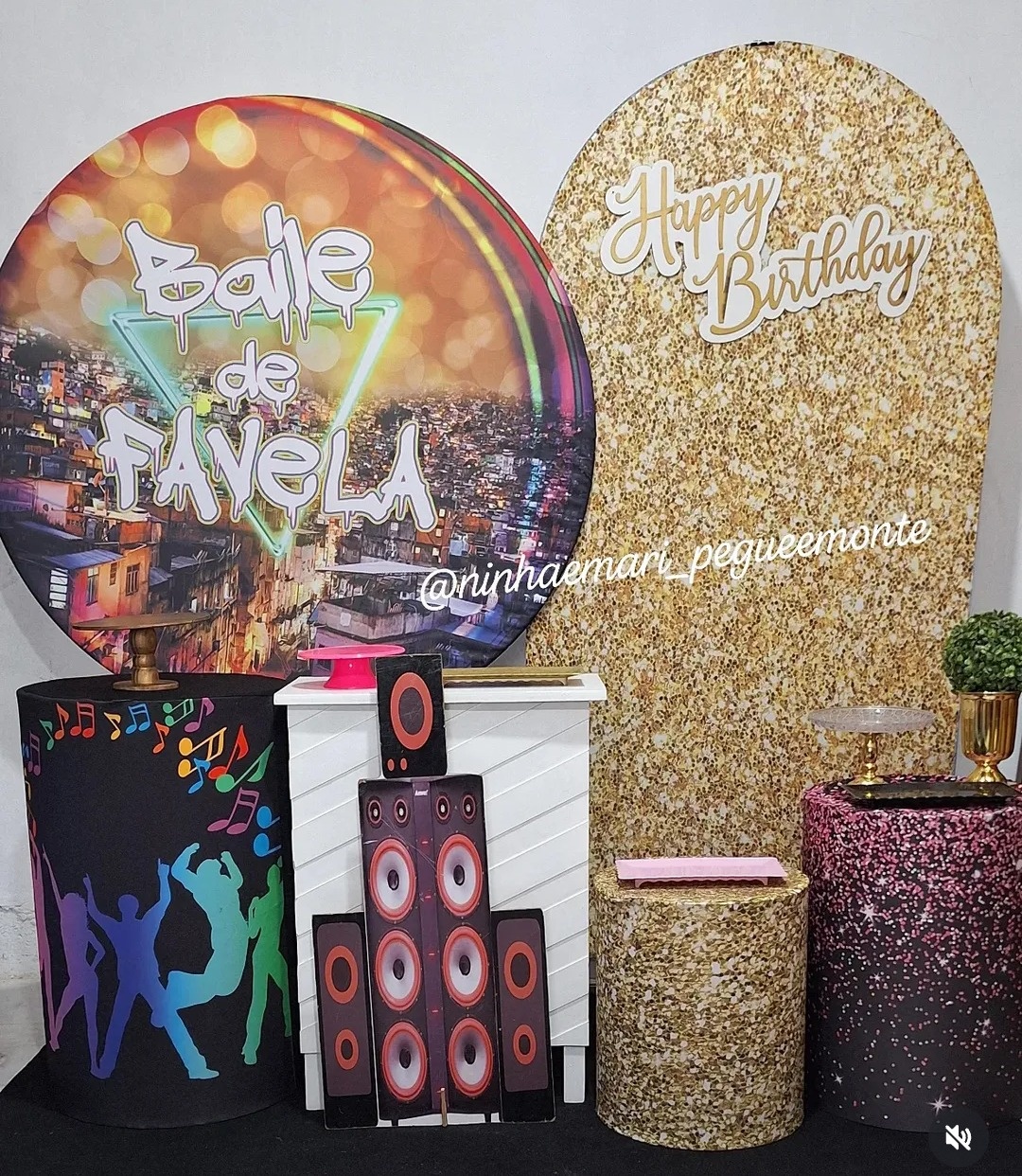 Kit Diamante Baile de Favela  - N&M-pegue e monte