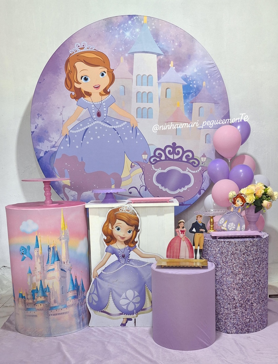 Kit Ouro Princesa Sofia - N&M-pegue e monte
