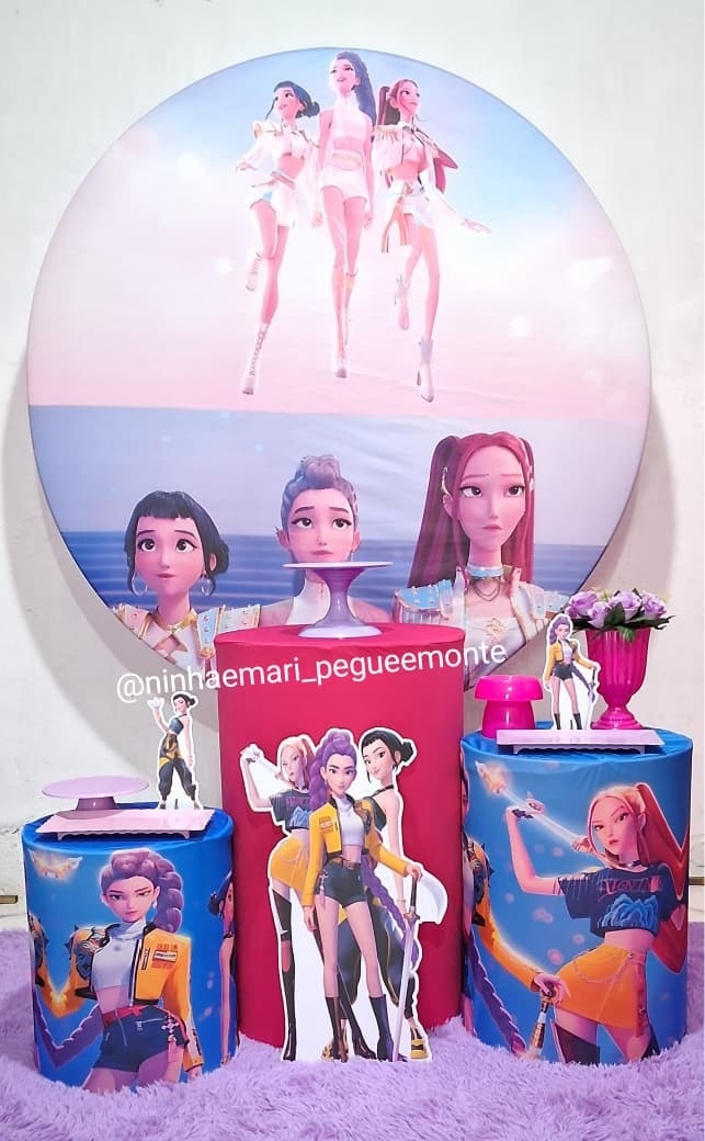 Kit Prata Guerreiras K-Pop - N&M-pegue e monte