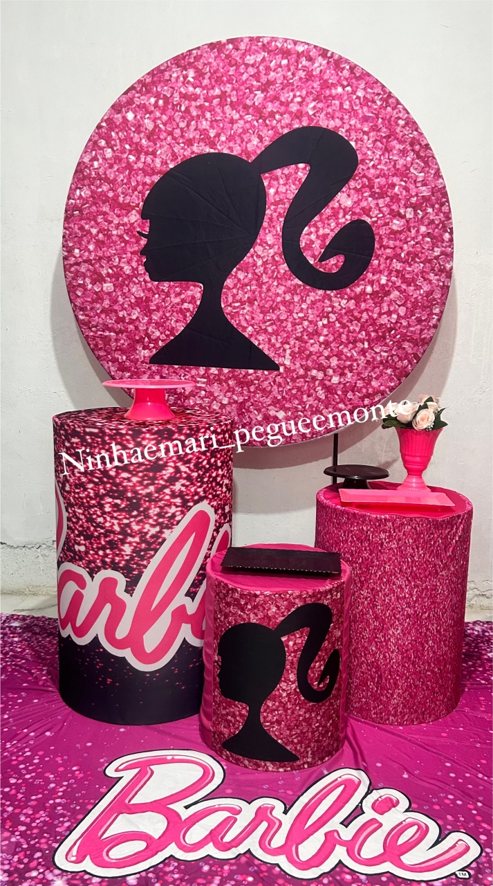 Kit Prata Barbie Simbolo - N&M-pegue e monte