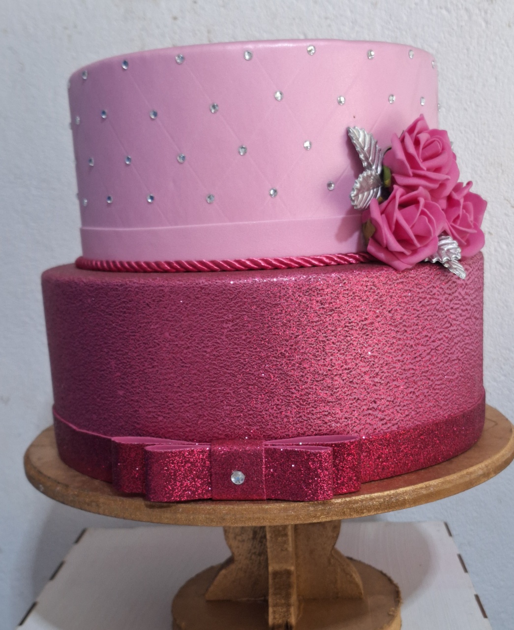 Bolofake Rosa Pink - N&M-pegue e monte