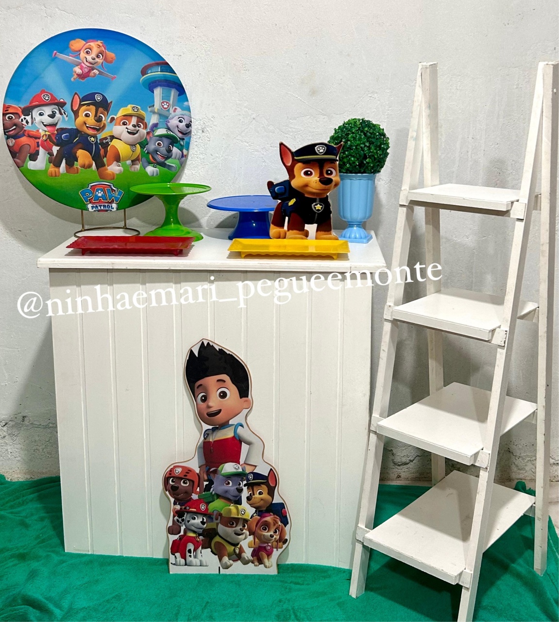Kit Mesa Patrulha Canina - N&M-pegue e monte
