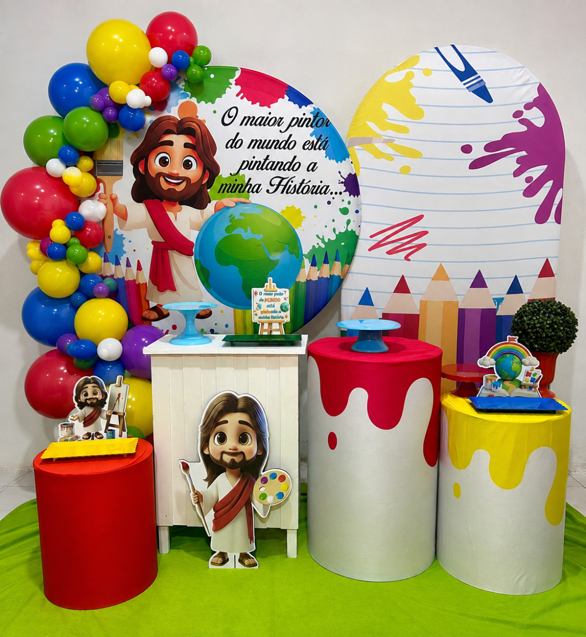 Decoração Kit Diamante Maior Pintor Do Mundo - N&M-pegue e monte
