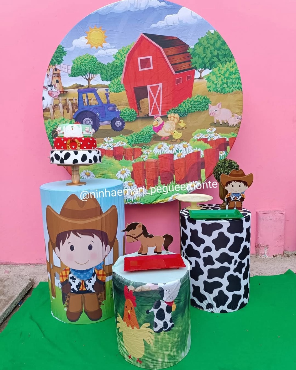Kit Prata Fazendinha Menino - N&M-pegue e monte