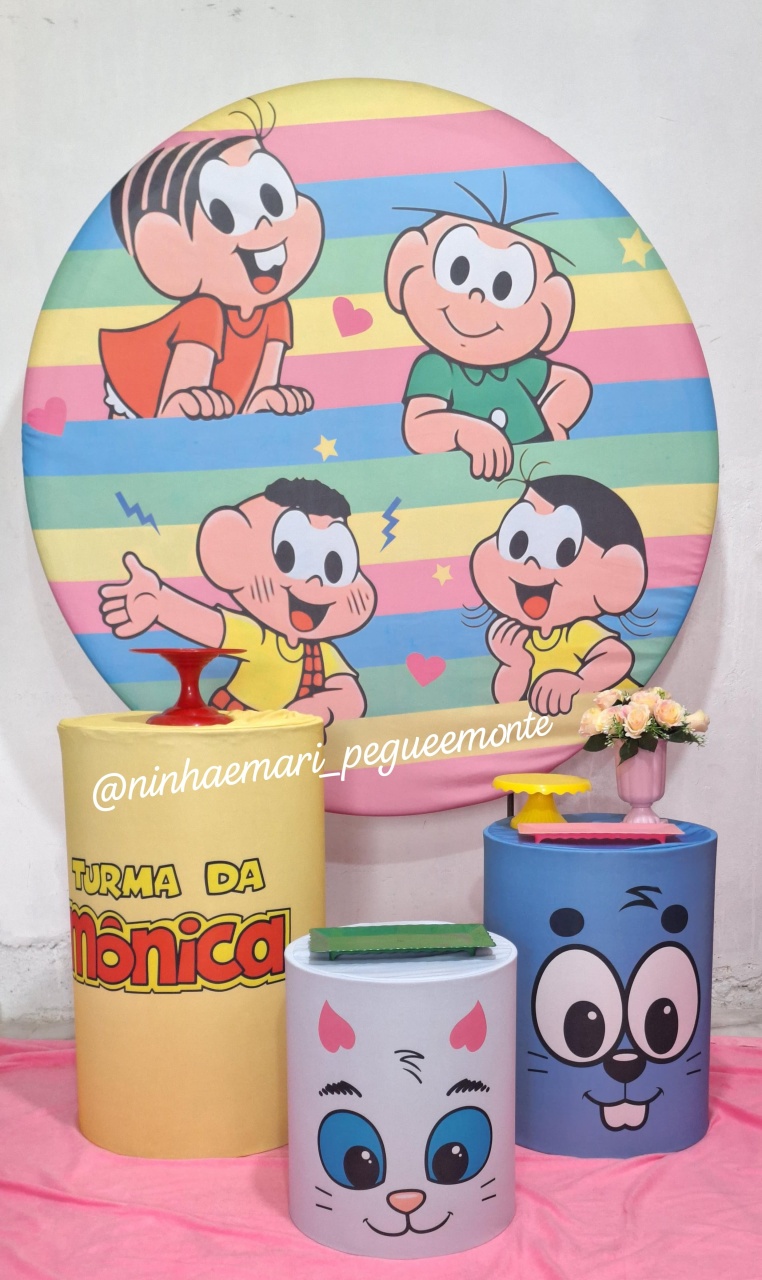Kit Prata Turma da Monica  2 - N&M-pegue e monte