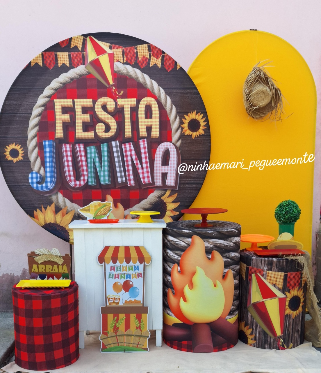 Kit Diamantefesta Junina 10   - N&M-pegue e monte