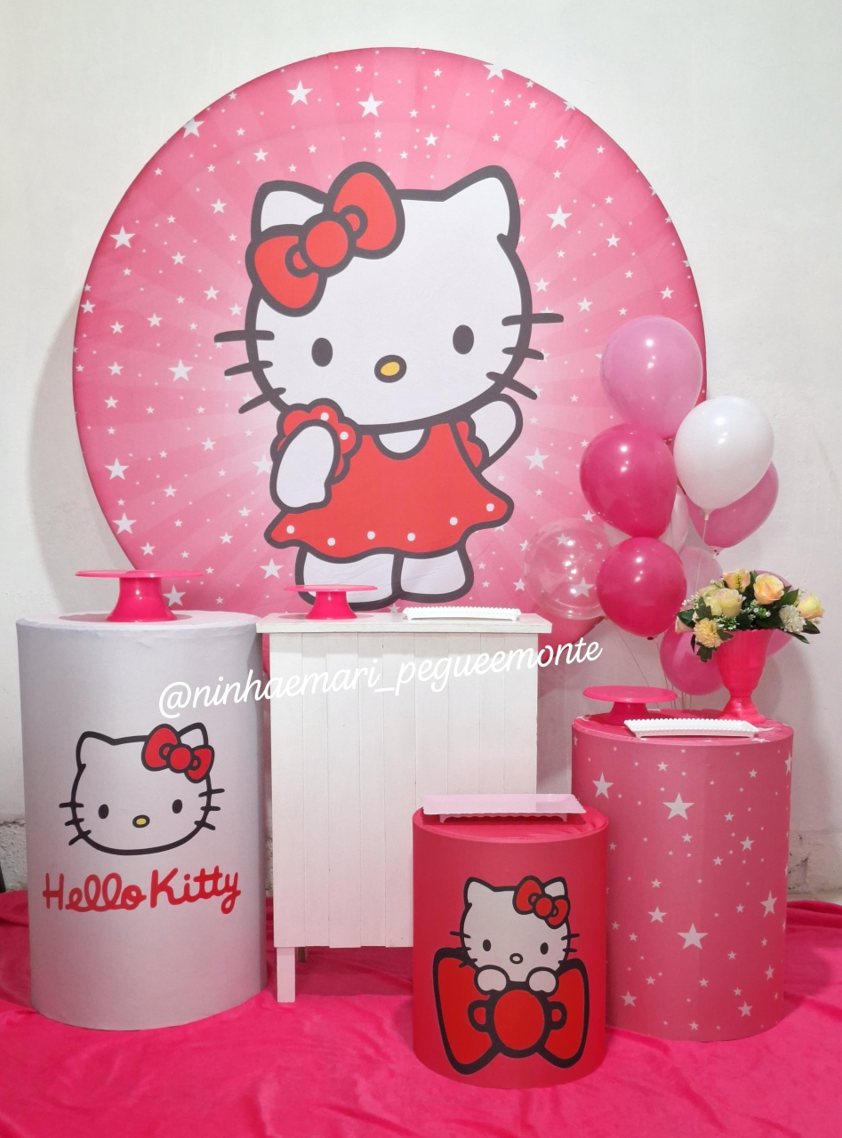 Kit Ouro Hello Kitty - N&M-pegue e monte