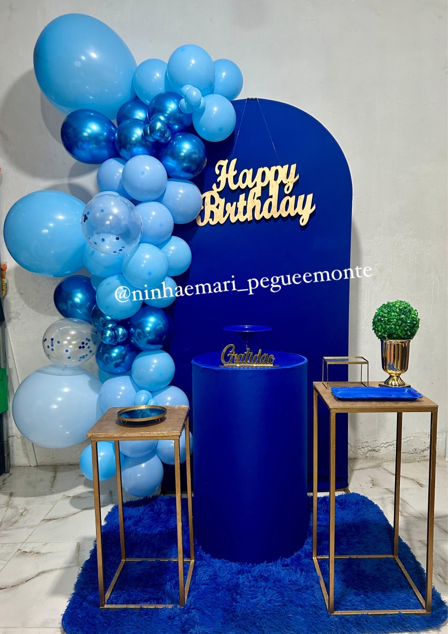 Kit Luxo Azul - N&M-pegue e monte