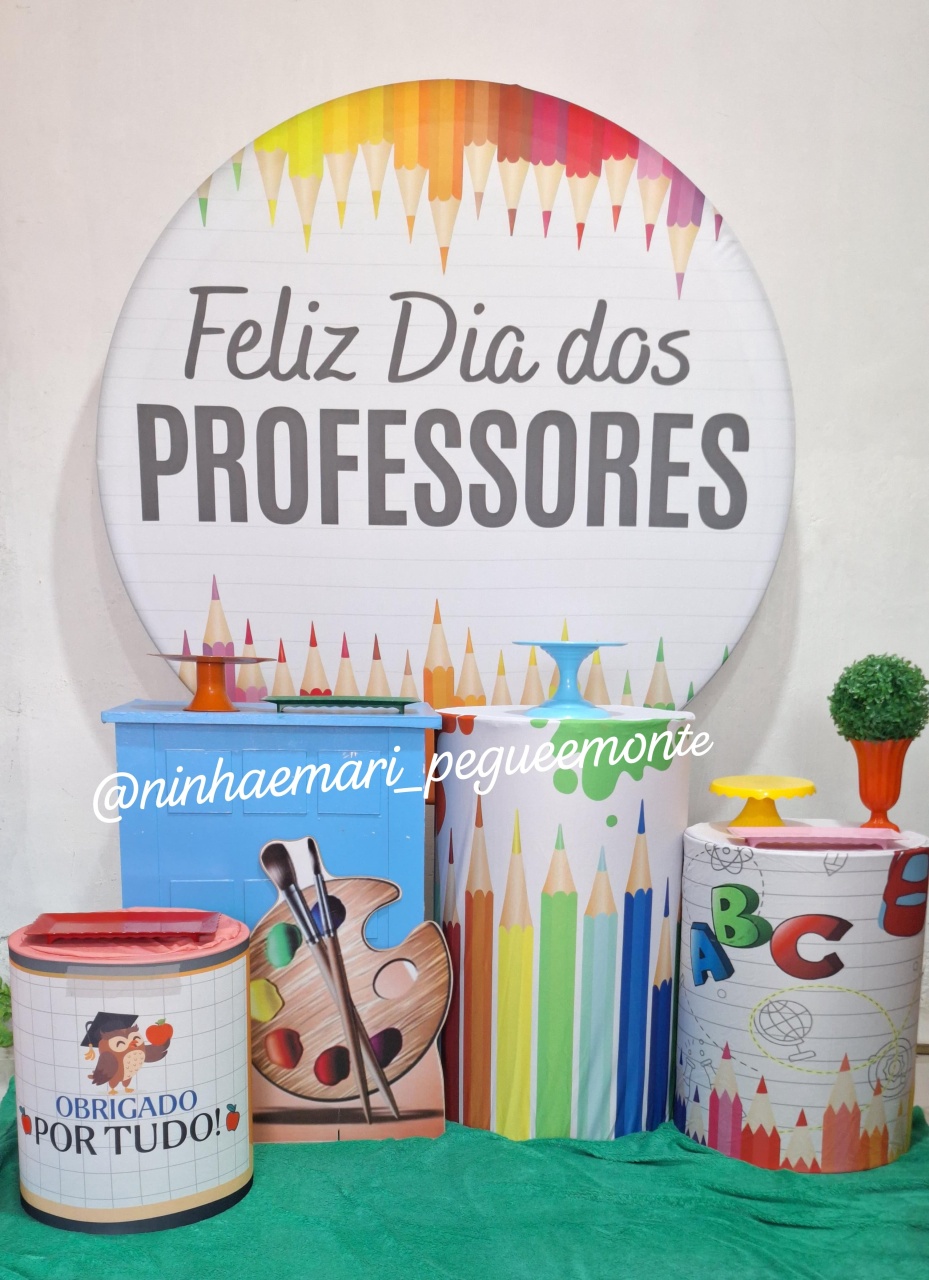 Kit Ouro Dia dos Professores 1 - N&M-pegue e monte