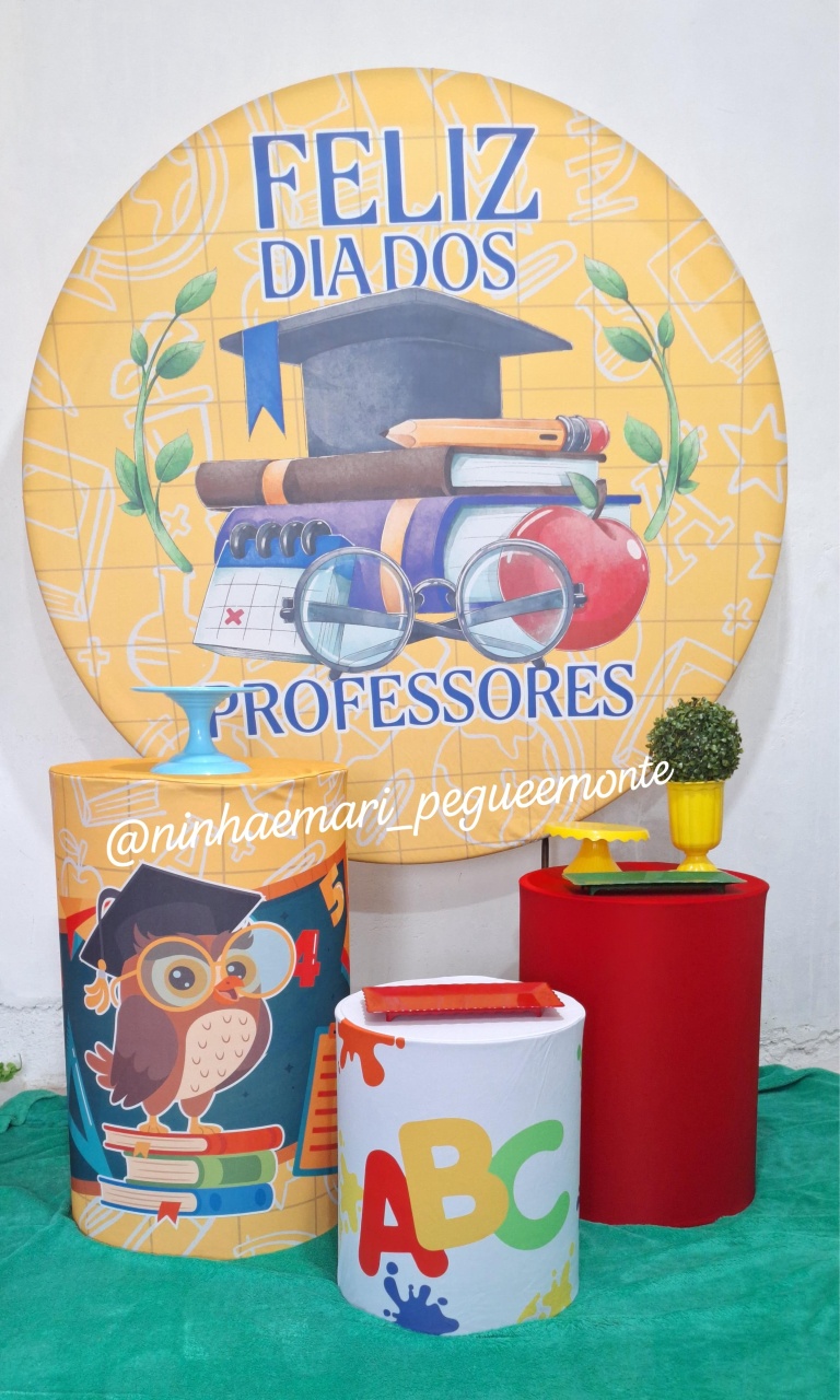 Kit Prata Feliz Dia dos Professores - N&M-pegue e monte