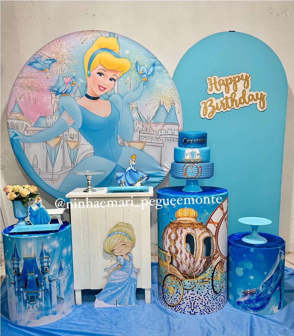 Kit Diamante Cinderela 1 - N&M-pegue e monte