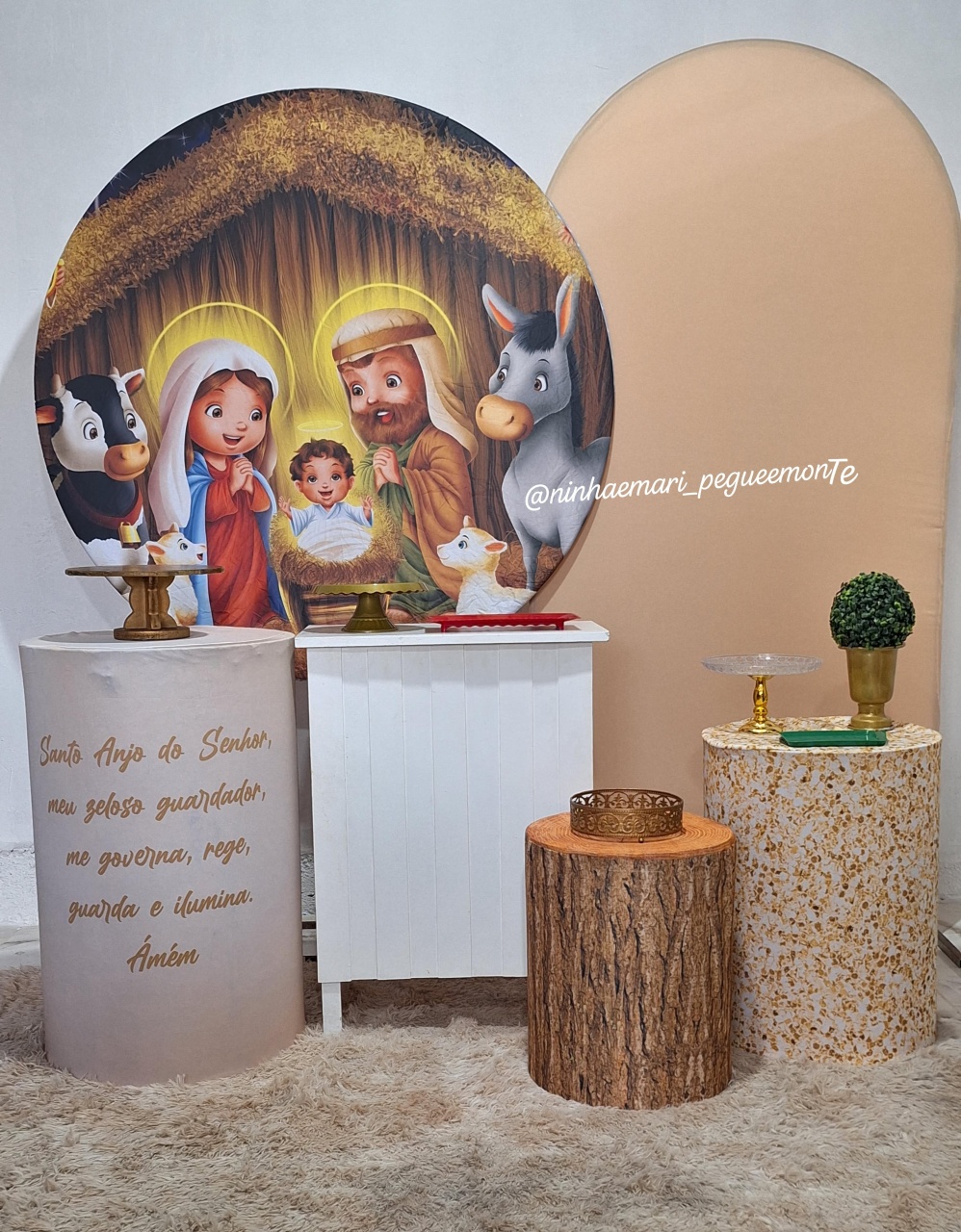 Kit Diamante Feliz Natal 4 Jesus - N&M-pegue e monte