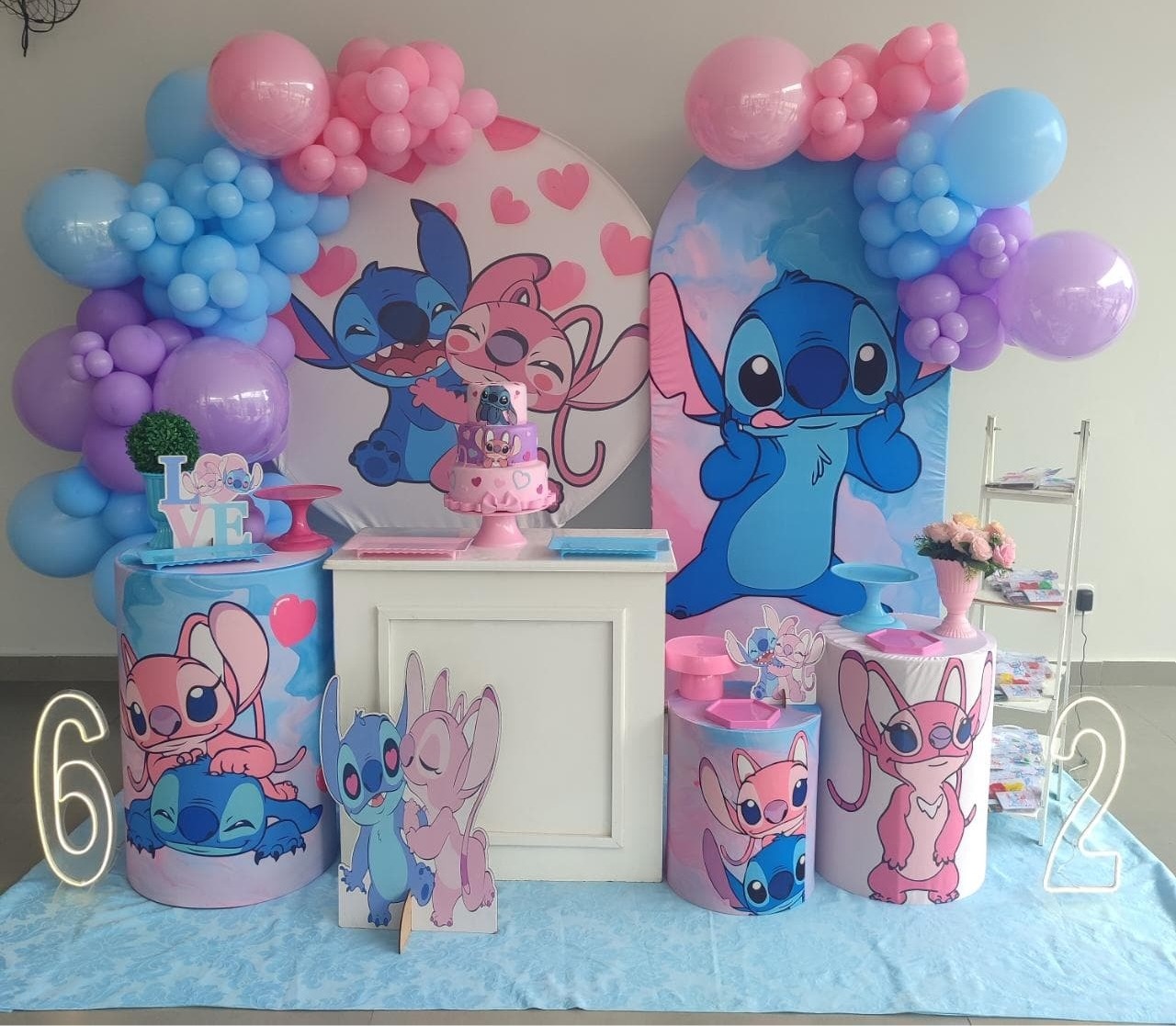 Decoração Stich - N&M-pegue e monte
