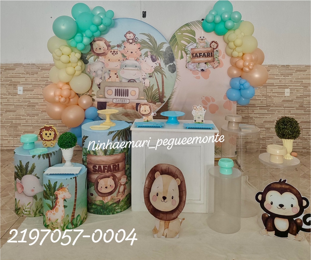 Kit Diamante Super Luxo Safari - N&M-pegue e monte