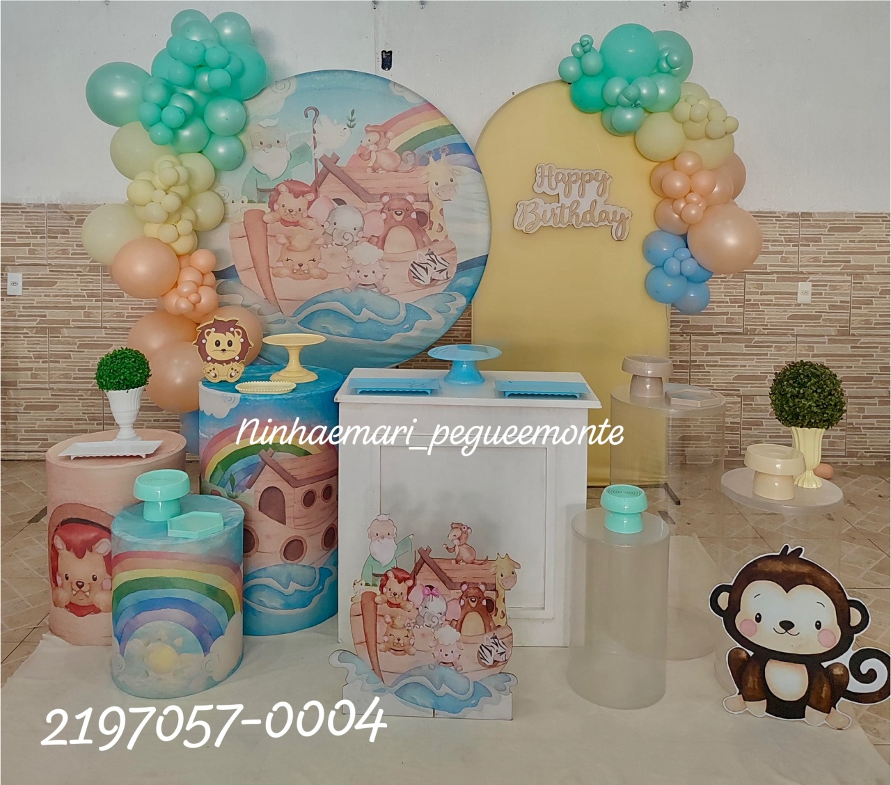 Kit Diamante Super Luxo Arca de Noé - N&M-pegue e monte
