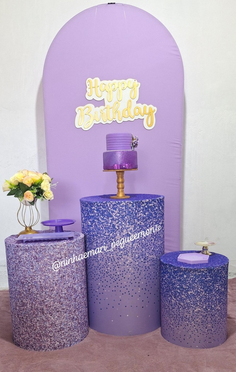Kit Luxo 3 Lilas - N&M-pegue e monte